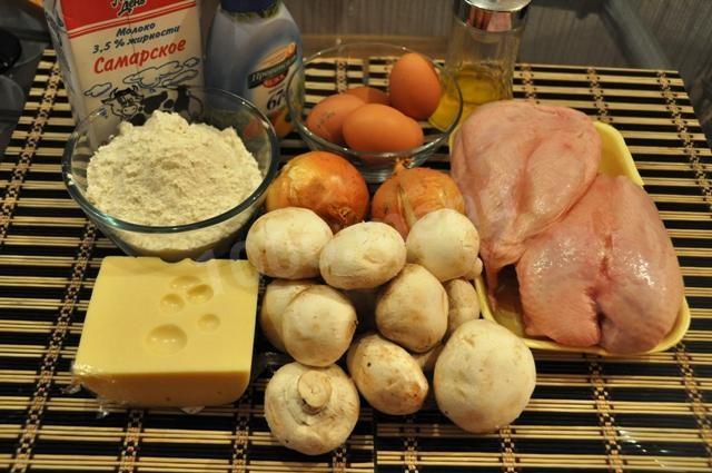 Шаг 1 приготовления Блинчатый пирог из блинов