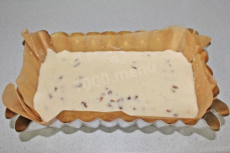 Шаг 8 приготовления Чайный кекс с изюмом