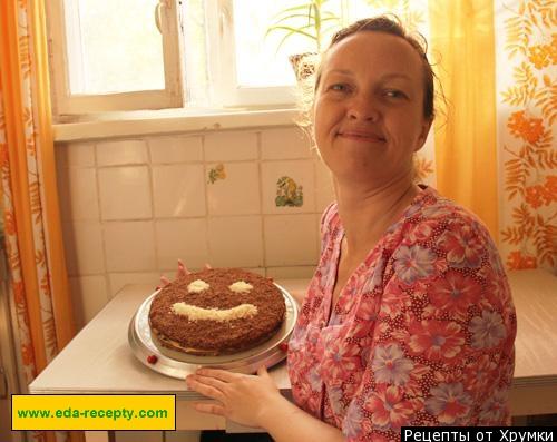 Шаг 11 приготовления Торт Смуглянка