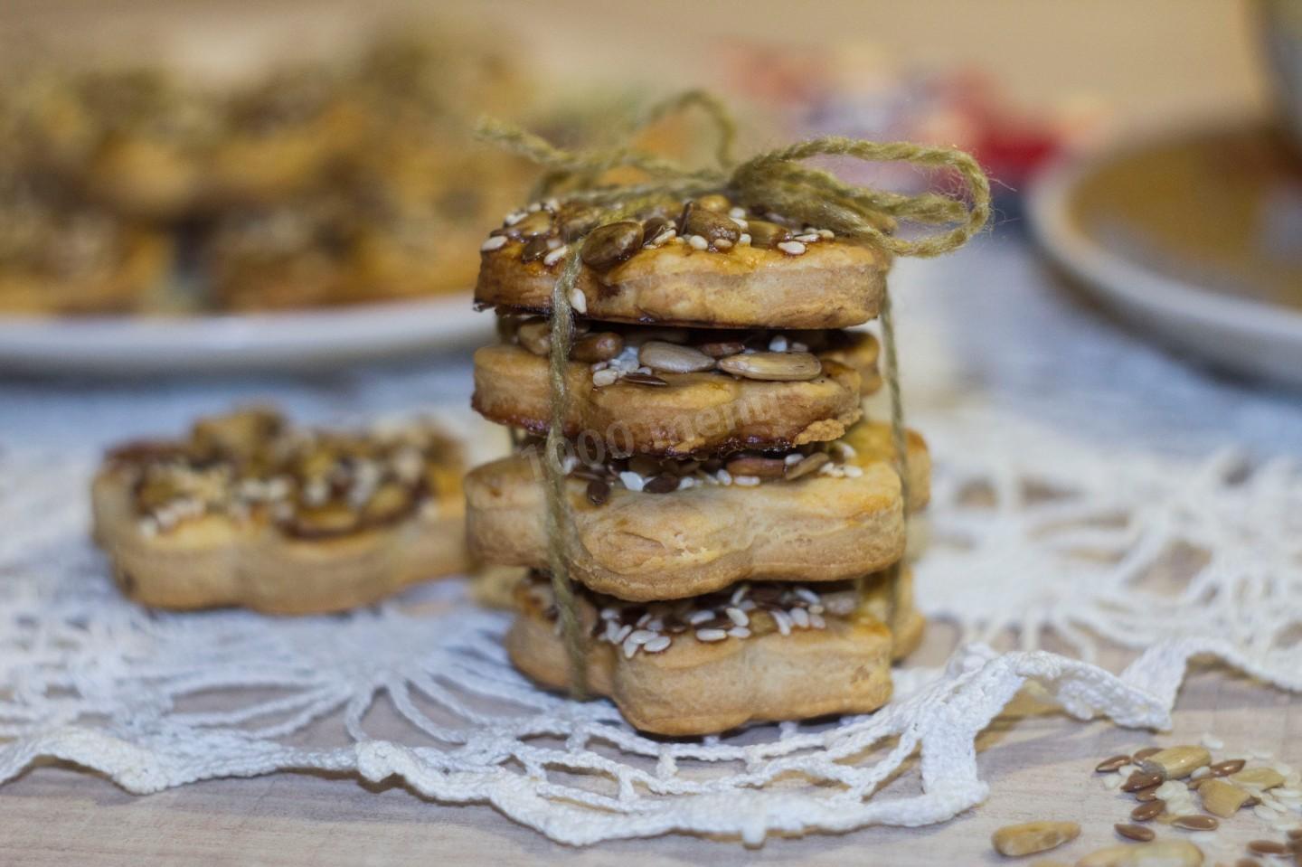 Шаг 17 приготовления Печенье с кунжутом и семечками кунжутное