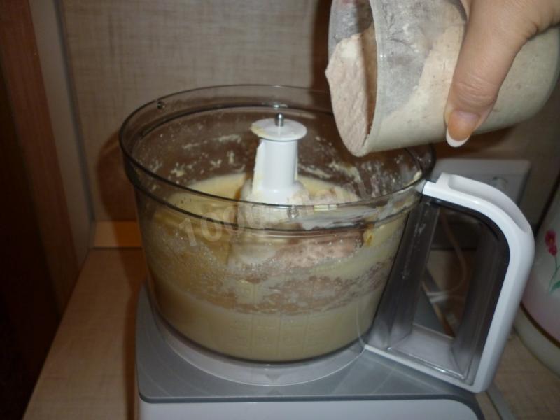 Шаг 4 приготовления Шоколадный торт со вкусом ванили