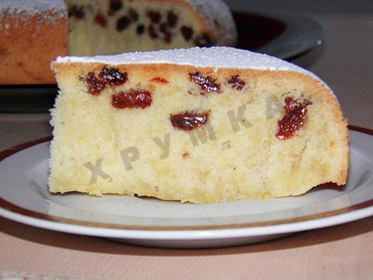 Шаг 13 приготовления Кекс с изюмом в мультиварке