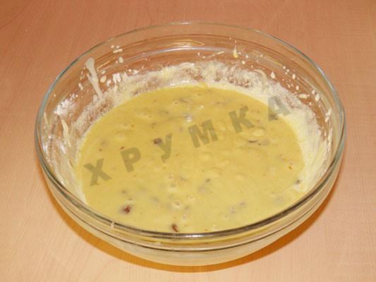 Шаг 9 приготовления Кекс с изюмом в мультиварке