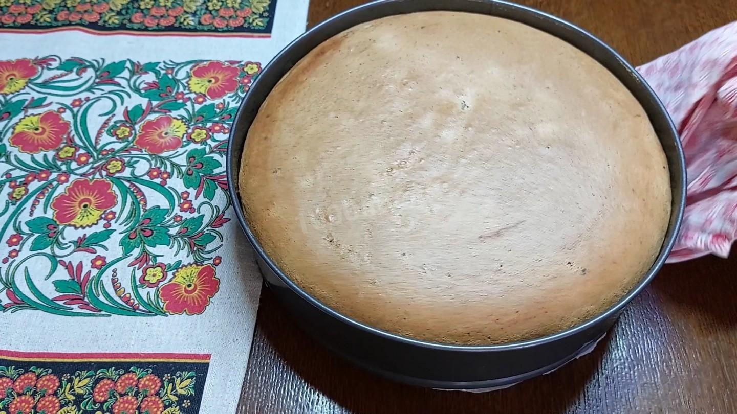Шаг 10 приготовления Творожный пирог наоборот с шоколадом.