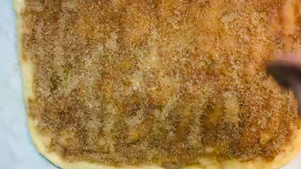 Шаг 14 приготовления Булочки вертушки с корицей на дрожжах
