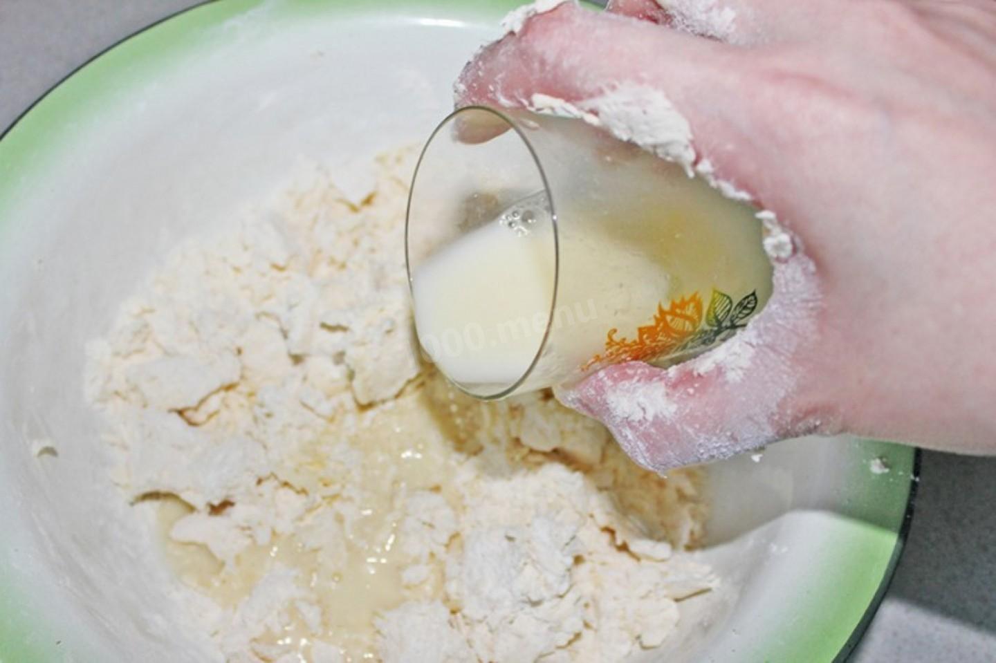 Шаг 4 приготовления Пирог из тыквы с манкой в духовке