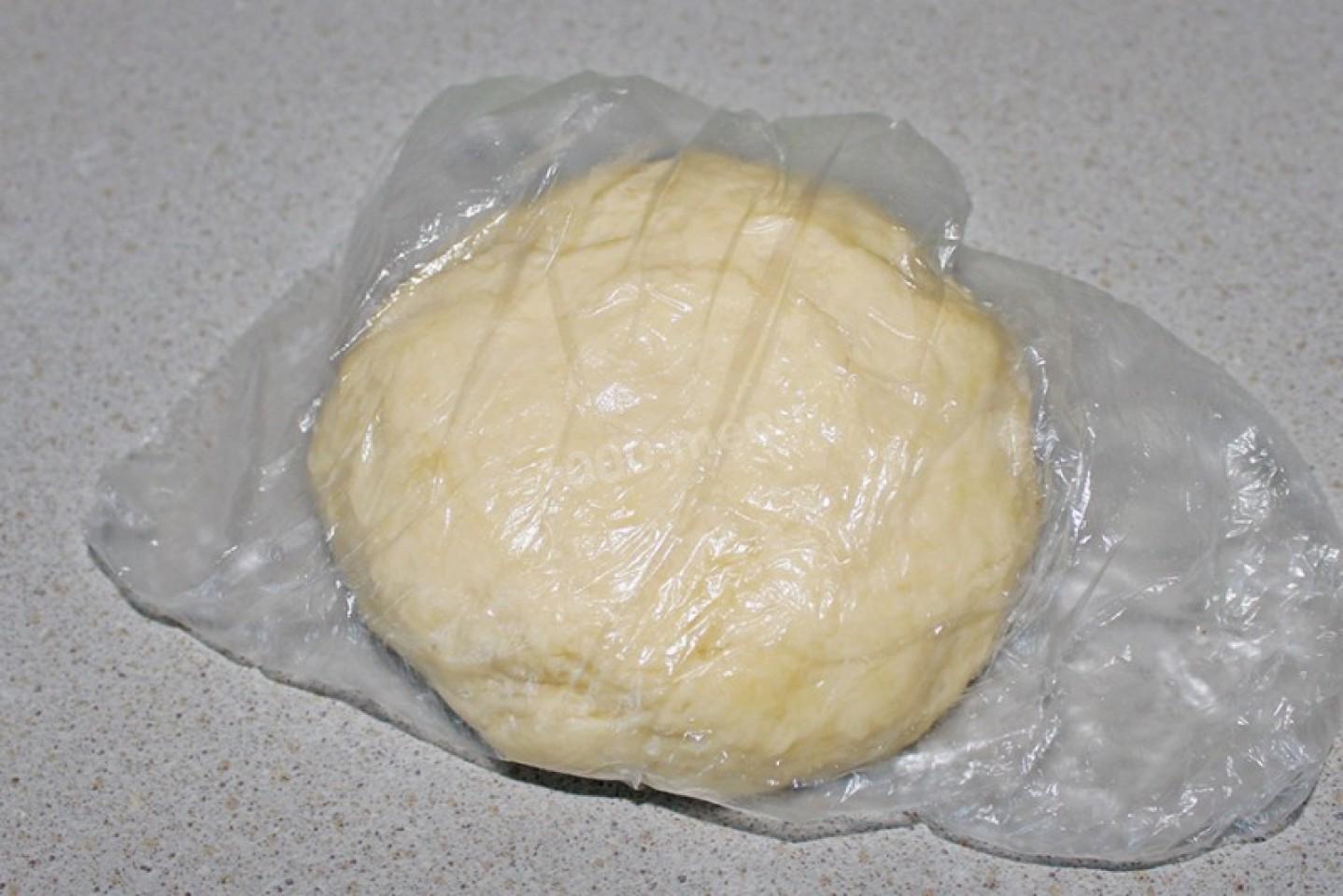 Шаг 5 приготовления Пирог из тыквы с манкой в духовке