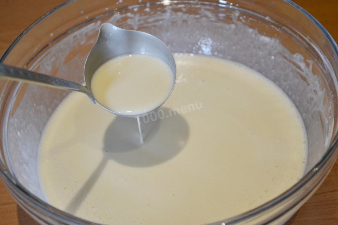 Шаг 11 приготовления Блины с мясным фаршем свинина говядина