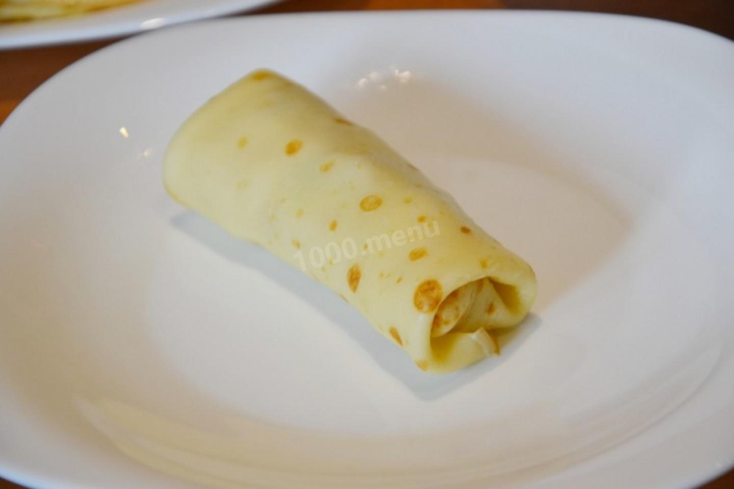 Шаг 18 приготовления Блины с мясным фаршем свинина говядина