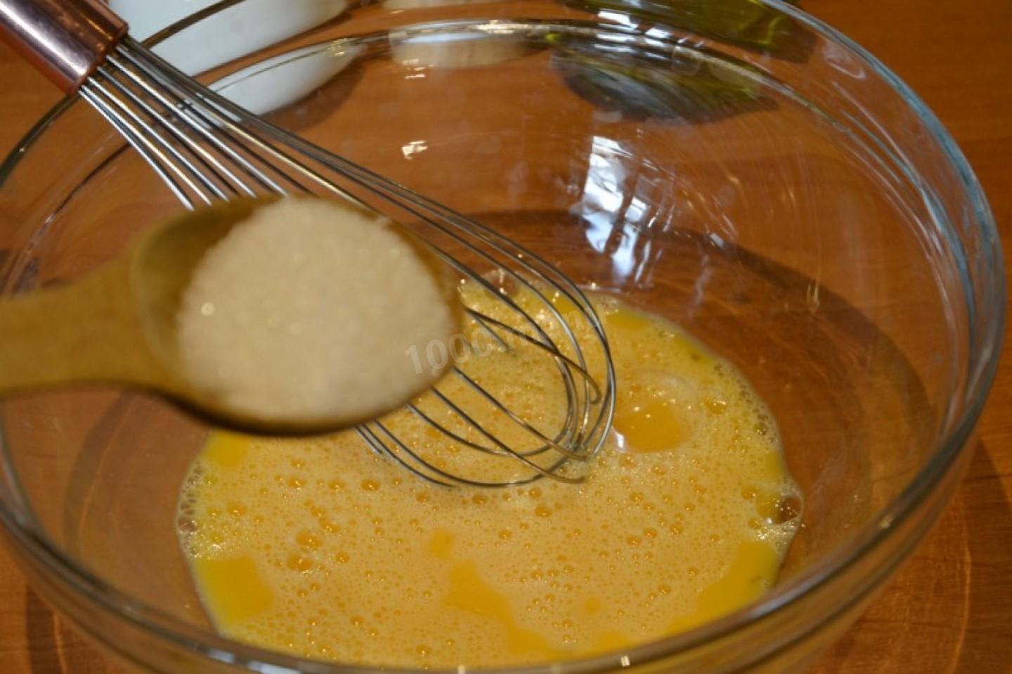 Шаг 7 приготовления Блины с мясным фаршем свинина говядина