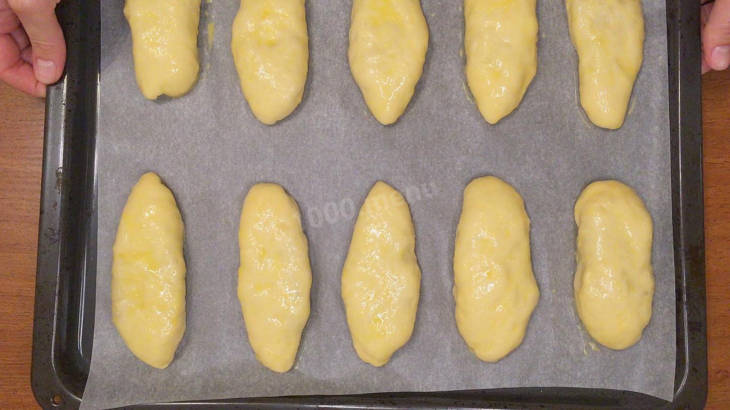 Шаг 28 приготовления Пирожки с картофелем и шампиньонами в духовке