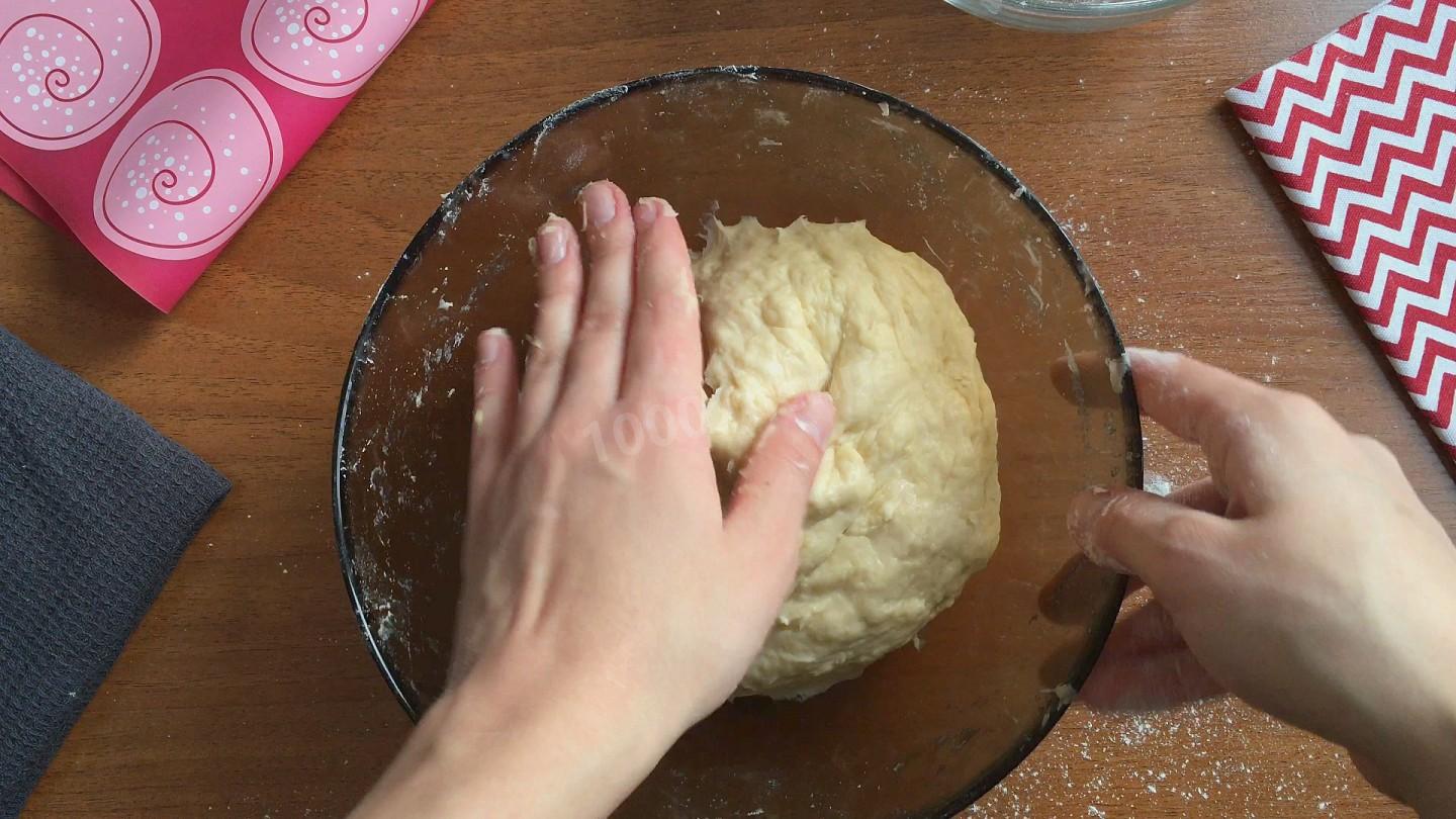 Шаг 8 приготовления Пирожки с картофелем и шампиньонами в духовке