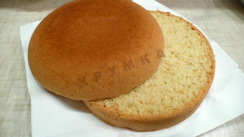 Шаг 14 приготовления Бисквитный торт в мультиварке