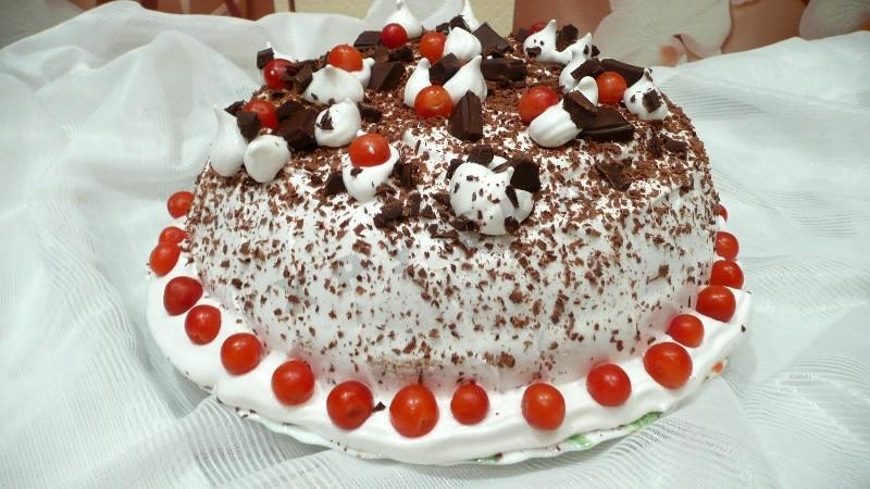 Шаг 18 приготовления Бисквитный торт в мультиварке