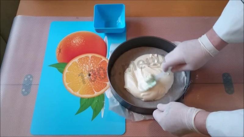 Шаг 2 приготовления Чизкейк с сыром Филадельфия