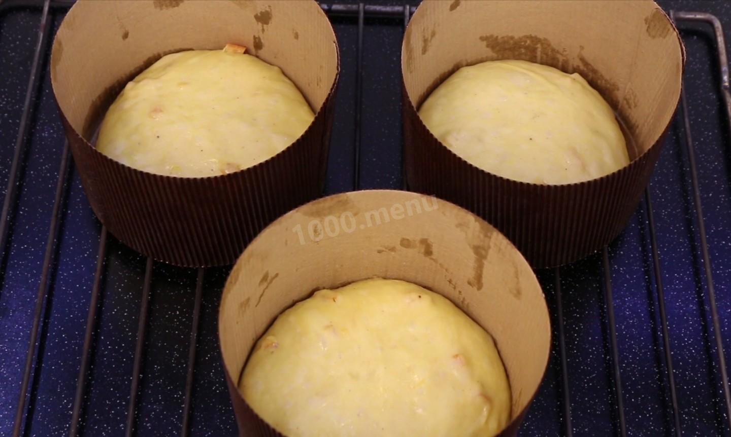 Шаг 12 приготовления Итальянский кулич с цукатами и миндальной корочкой Панеттоне