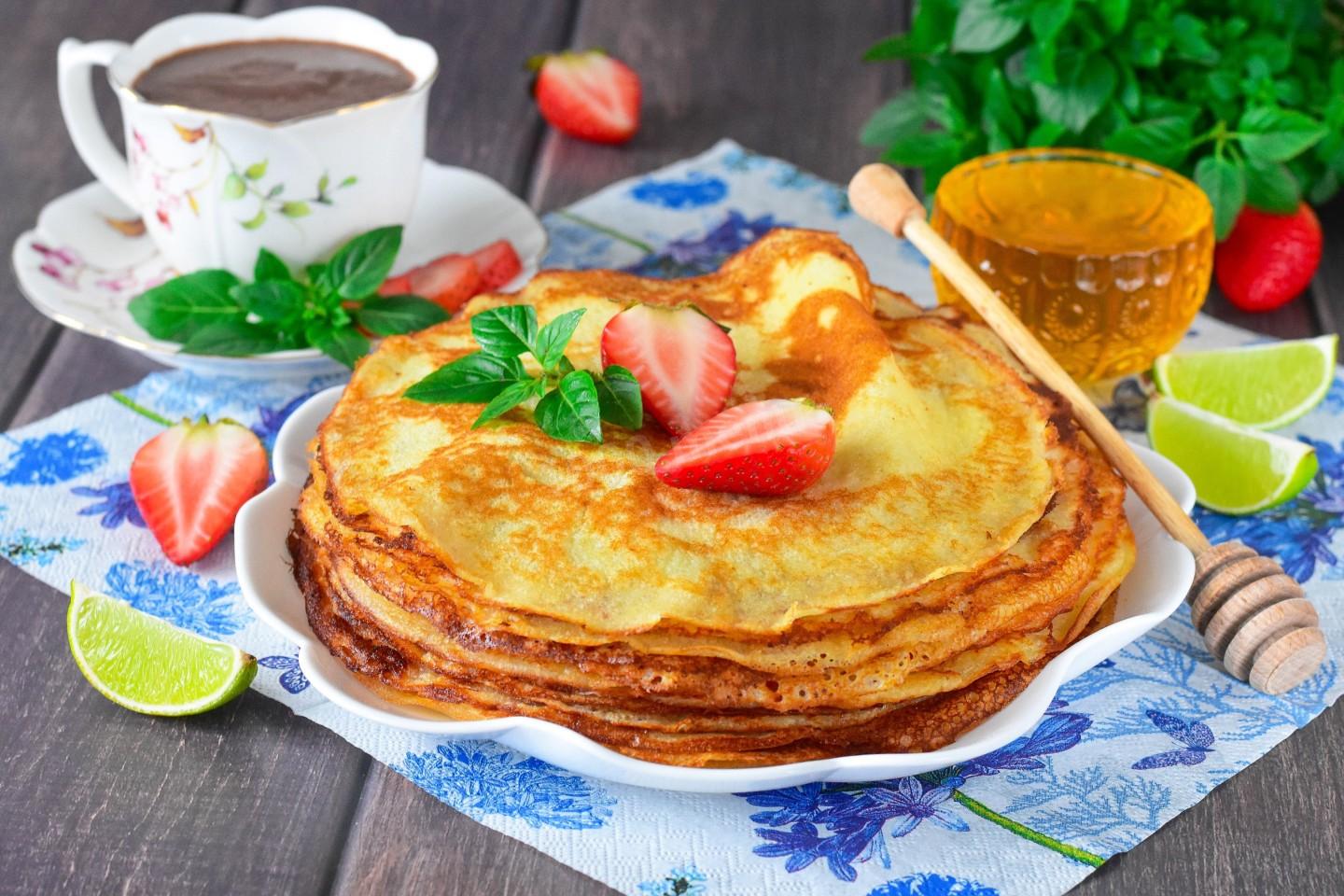 Обложка рецепта Блины на кулеше из пшена