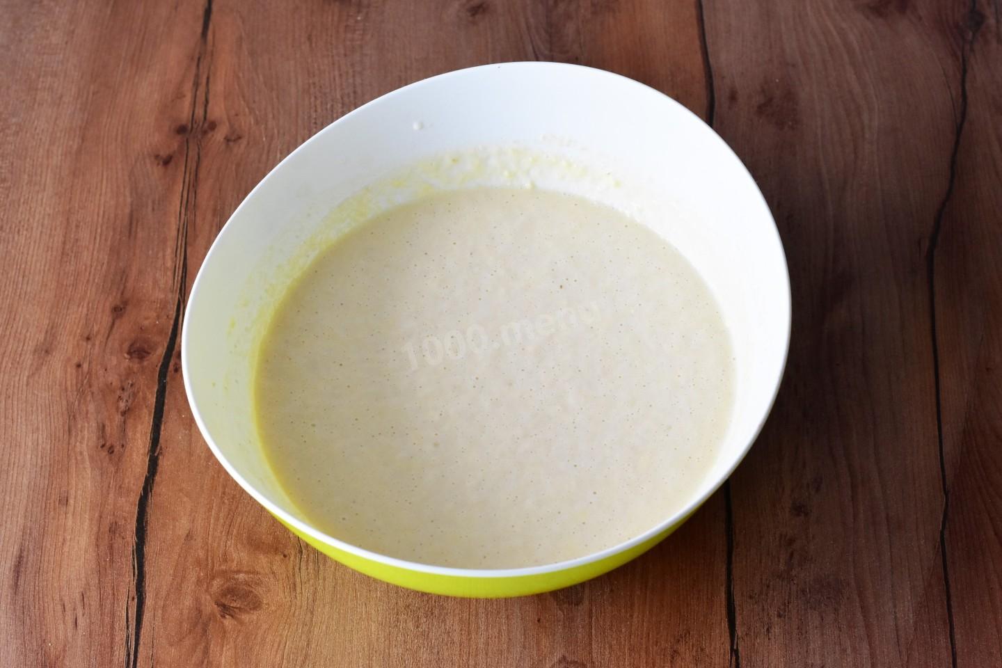 Шаг 7 приготовления Блины на кулеше из пшена