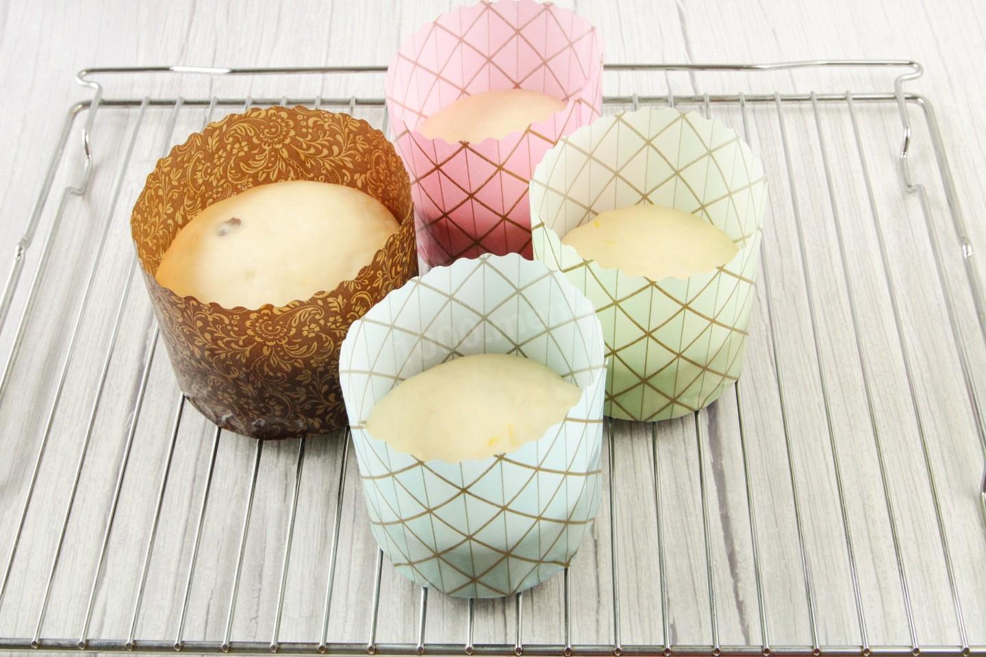 Шаг 14 приготовления Пасхальный кулич на сметане
