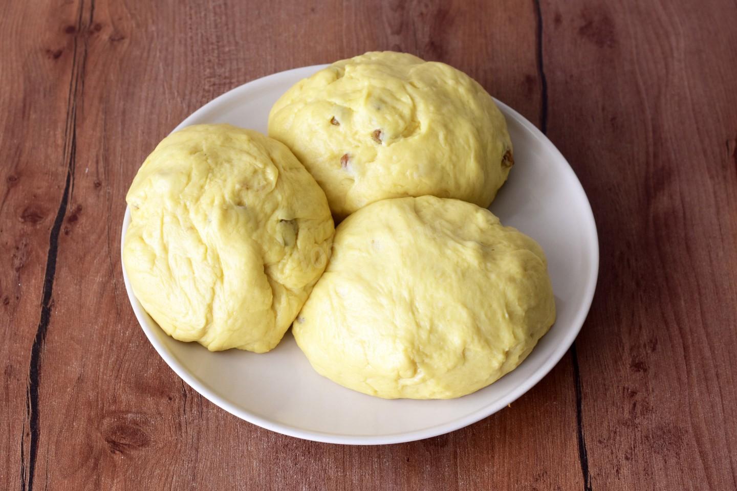 Шаг 12 приготовления Кулич лимонный