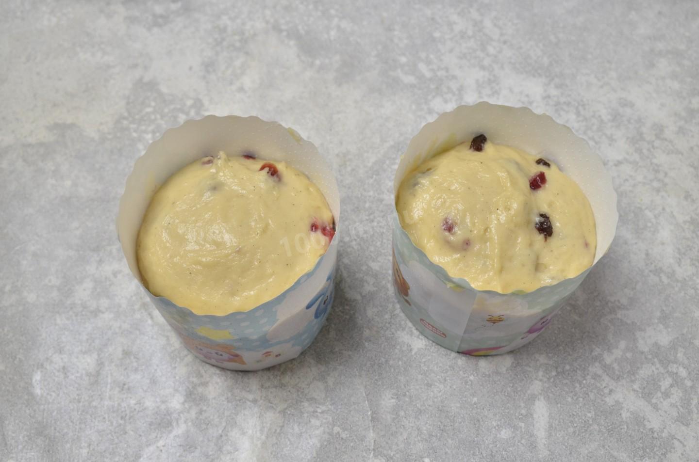Шаг 14 приготовления Пасхальный кулич на желтках