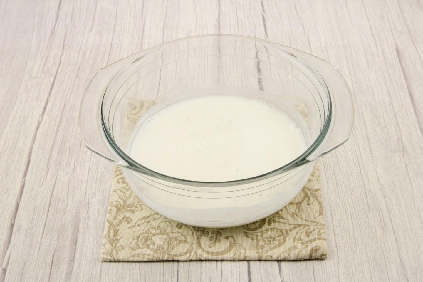 Шаг 5 приготовления Пасхальный кулич на кефире и сливочном масле