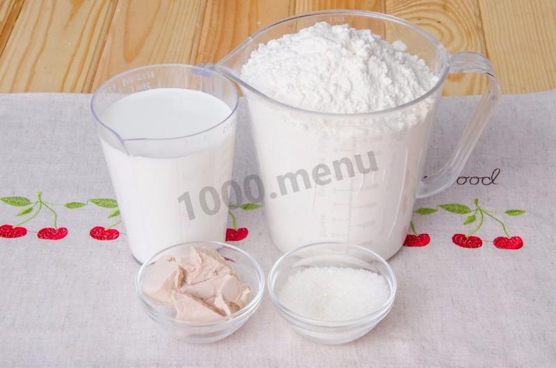 Шаг 1 приготовления Большой царский кулич