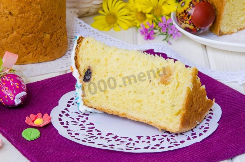 Шаг 40 приготовления Большой царский кулич
