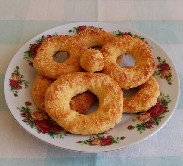 Обложка рецепта Творожно-кокосовые колечки
