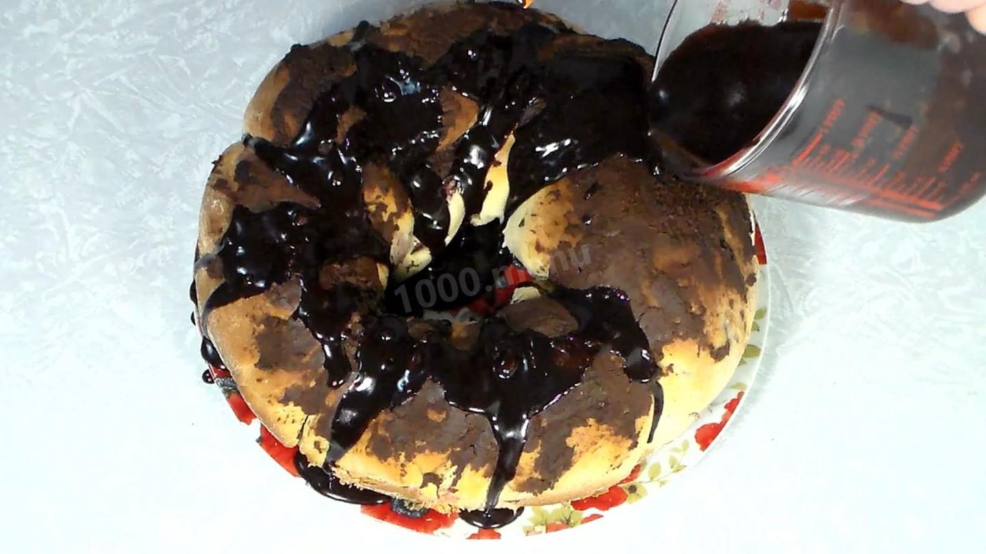 Шаг 13 приготовления Плетёный калач с вишнёвой начинкой