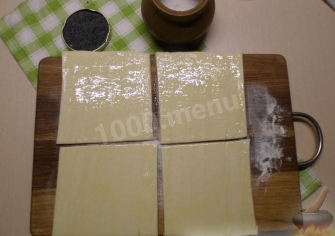 Шаг 2 приготовления Булочки Сердечки с маком и сахаром
