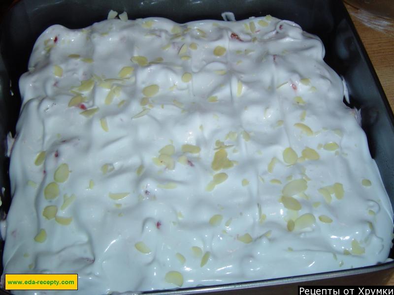 Шаг 9 приготовления Клубничный пирог