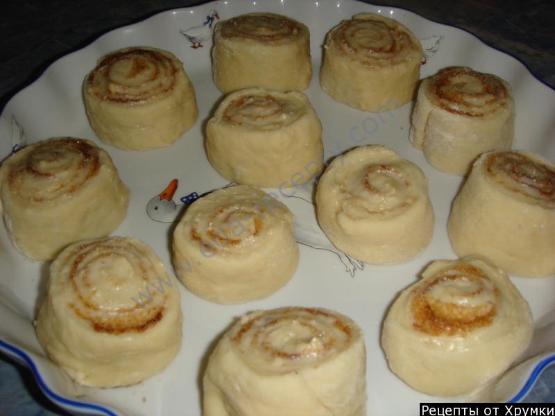 Шаг 20 приготовления Синнабоны с яблоками