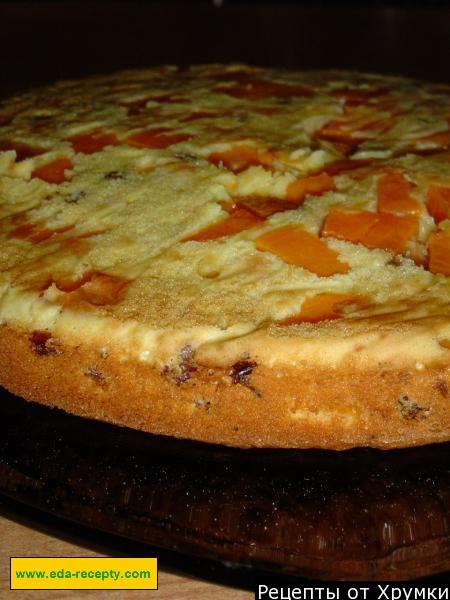 Шаг 6 приготовления Шарлотка с тыквой и изюмом