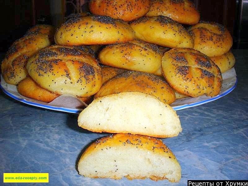 Шаг 5 приготовления Чесночные булочки с маком