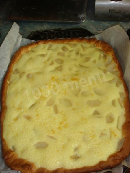 Обложка рецепта Два пирога с грушами и яблоками