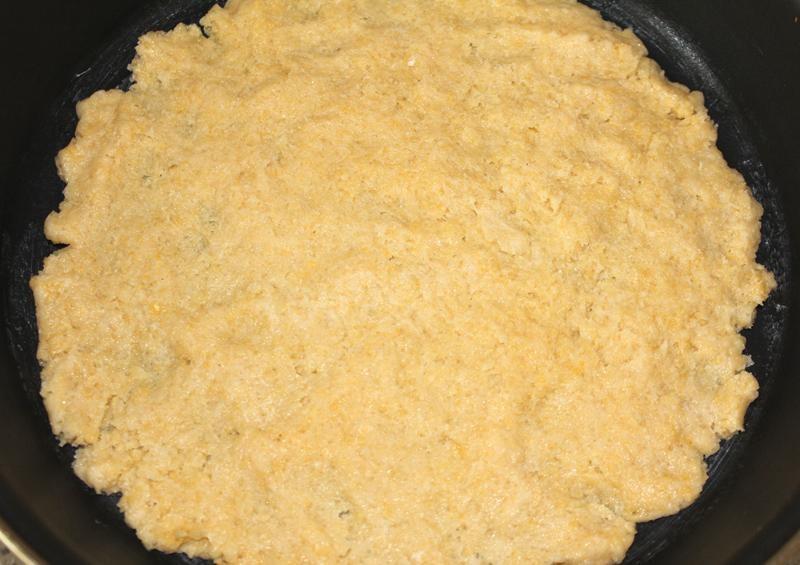 Шаг 6 приготовления Пирог с яблоками песочное