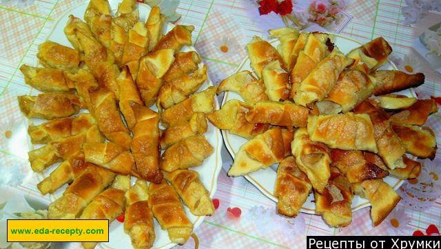 Шаг 1 приготовления Слойки с яблоками со спрайтом