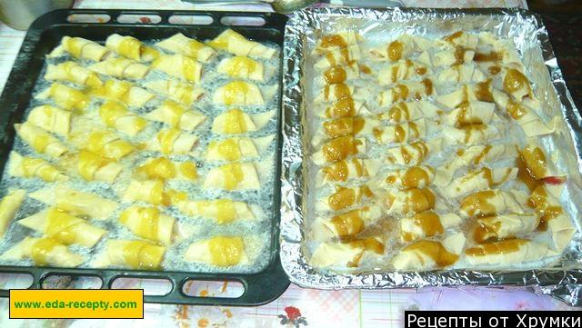 Шаг 5 приготовления Слойки с яблоками со спрайтом