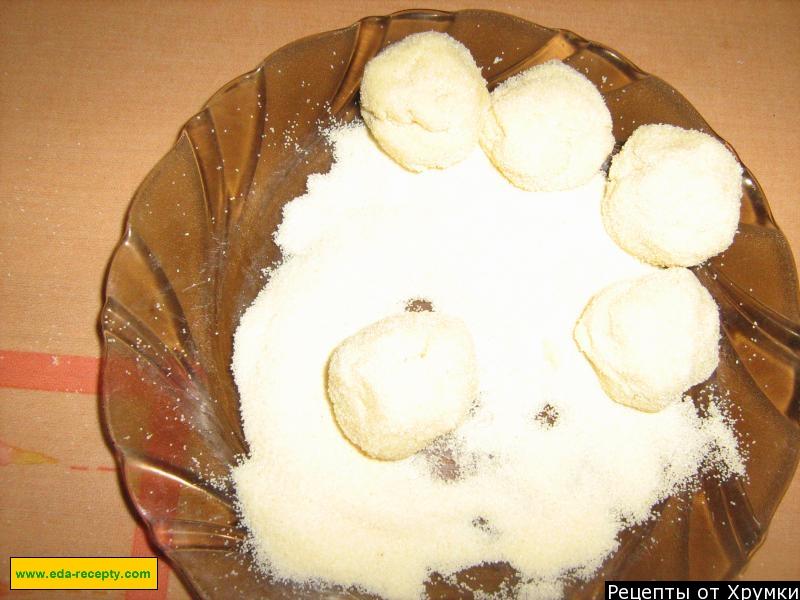 Шаг 6 приготовления Творожные персики