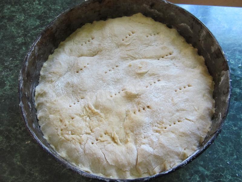 Шаг 7 приготовления Пирог с фруктами