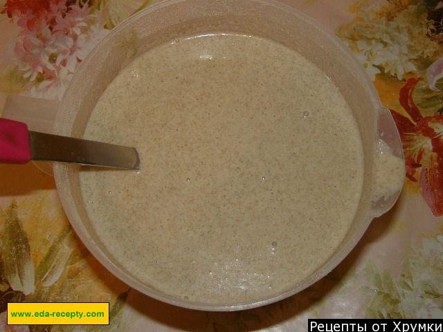 Шаг 8 приготовления Кислые блины