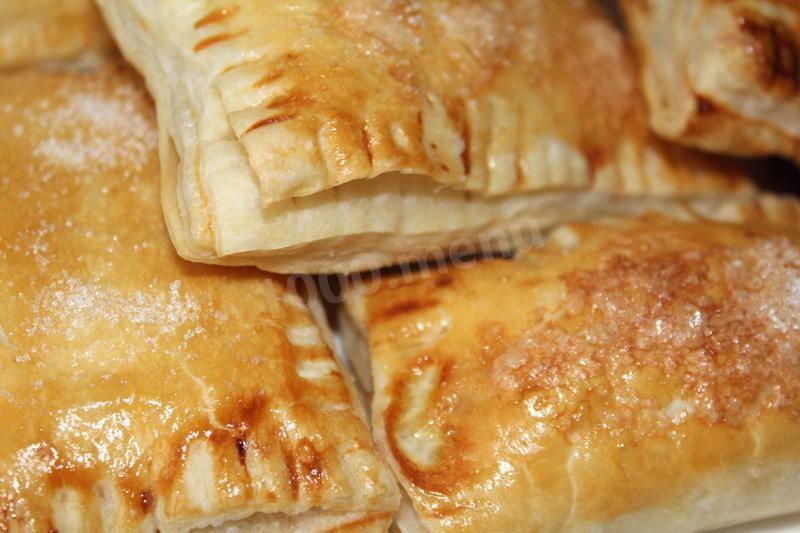 Шаг 9 приготовления Яблочные пирожки в духовке