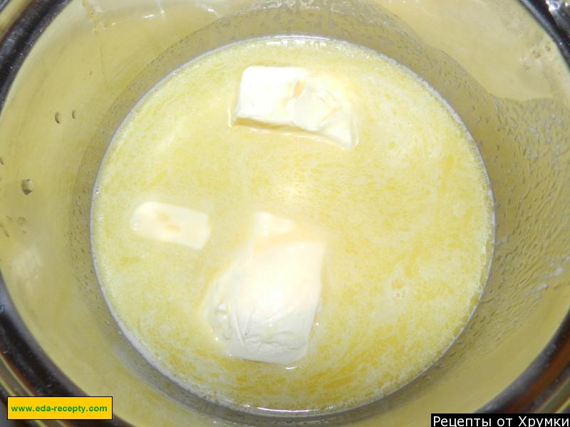 Шаг 2 приготовления Заварное пирожное со сгущёнкой