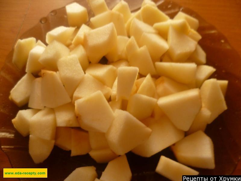 Шаг 2 приготовления Яблочный пирог быстрый