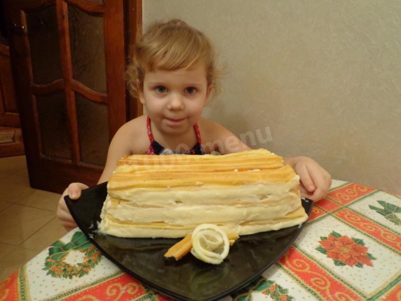 Шаг 23 приготовления Самый вкусный торт с заварным кремом
