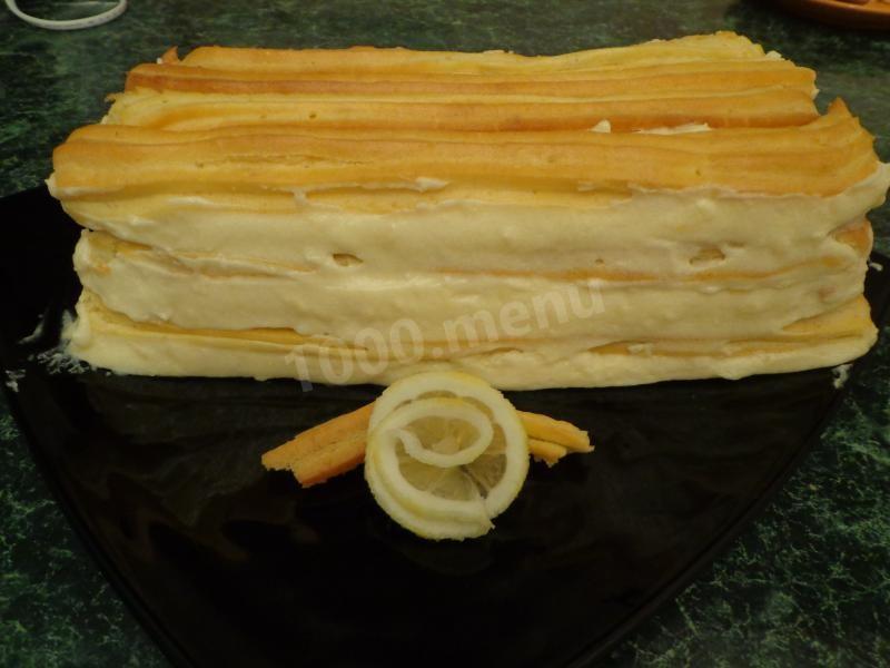 Обложка рецепта Самый вкусный торт с заварным кремом
