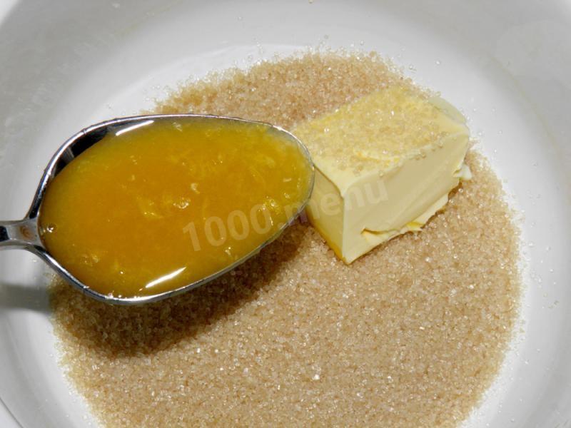 Шаг 3 приготовления Клюквенный пирог