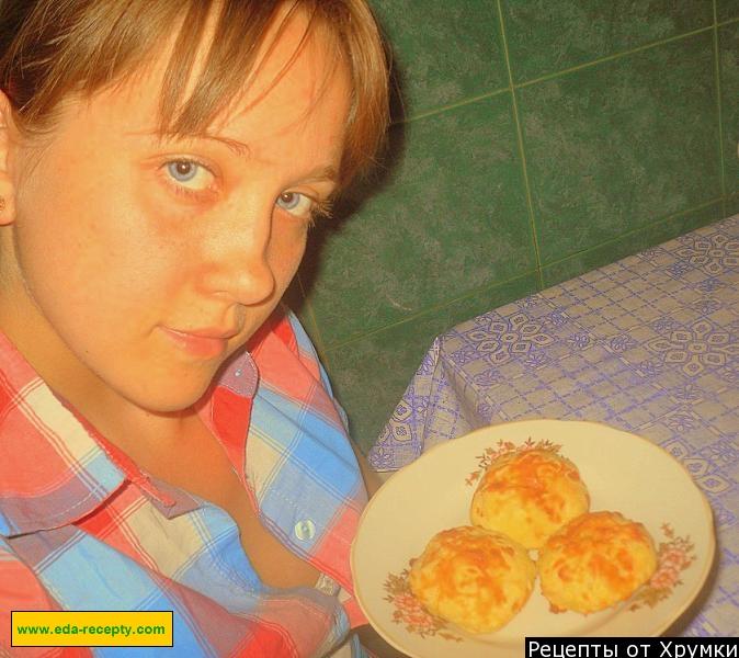 Шаг 8 приготовления Сырные пуфы