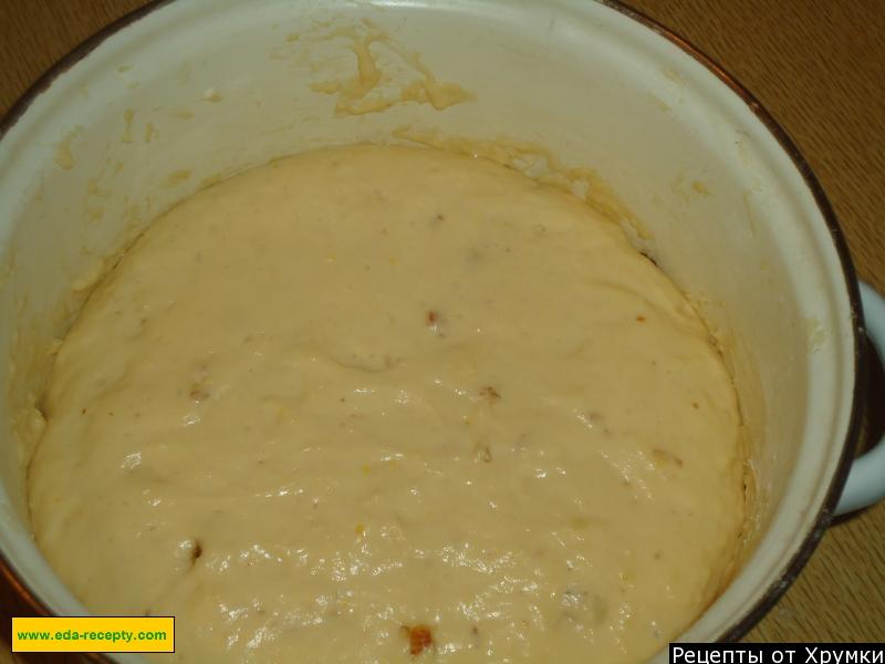 Шаг 4 приготовления Пасхальный кулич классический